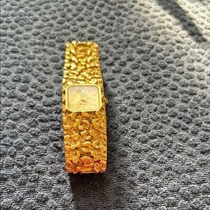Rolex ReplicaGold-Tone Nugget Bracelet Women's Watch